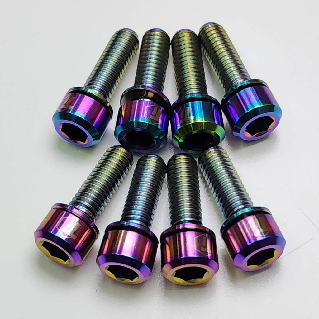 Title DM1 35 direct-mount titanium stem bolts