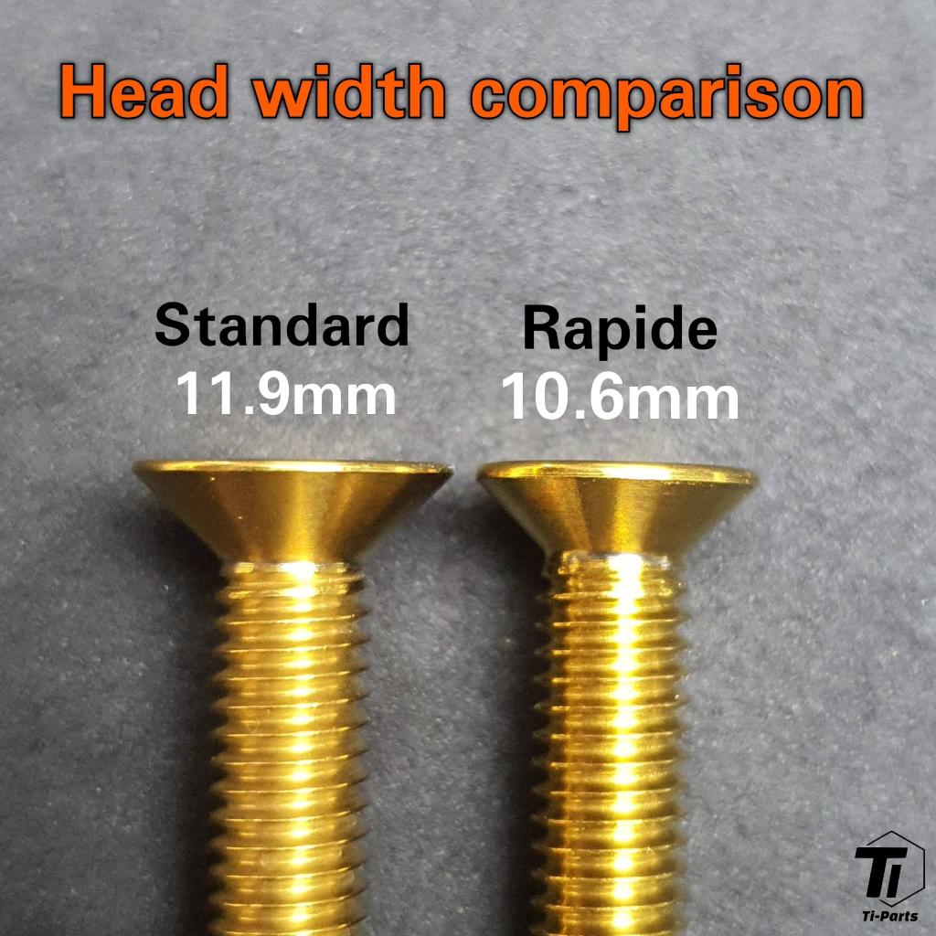 Titanium Roval Rapide Stem Cap Screw | Solve protruding Uneven Screw Specialized SL8 | Maintenance