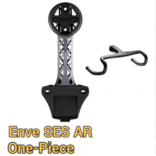 Support d'ordinateur Enve SES AR One Piece Titanium 3D Print | Support d'éclairage GoPro pour Garmin 1050 Wahoo