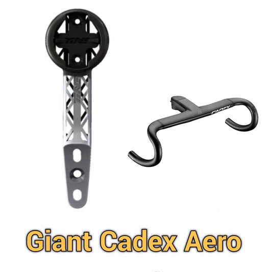 Support d'ordinateur Giant Cadex Aero Titanium 3D Print | Support d'éclairage GoPro pour Garmin 1050 Wahoo Super léger