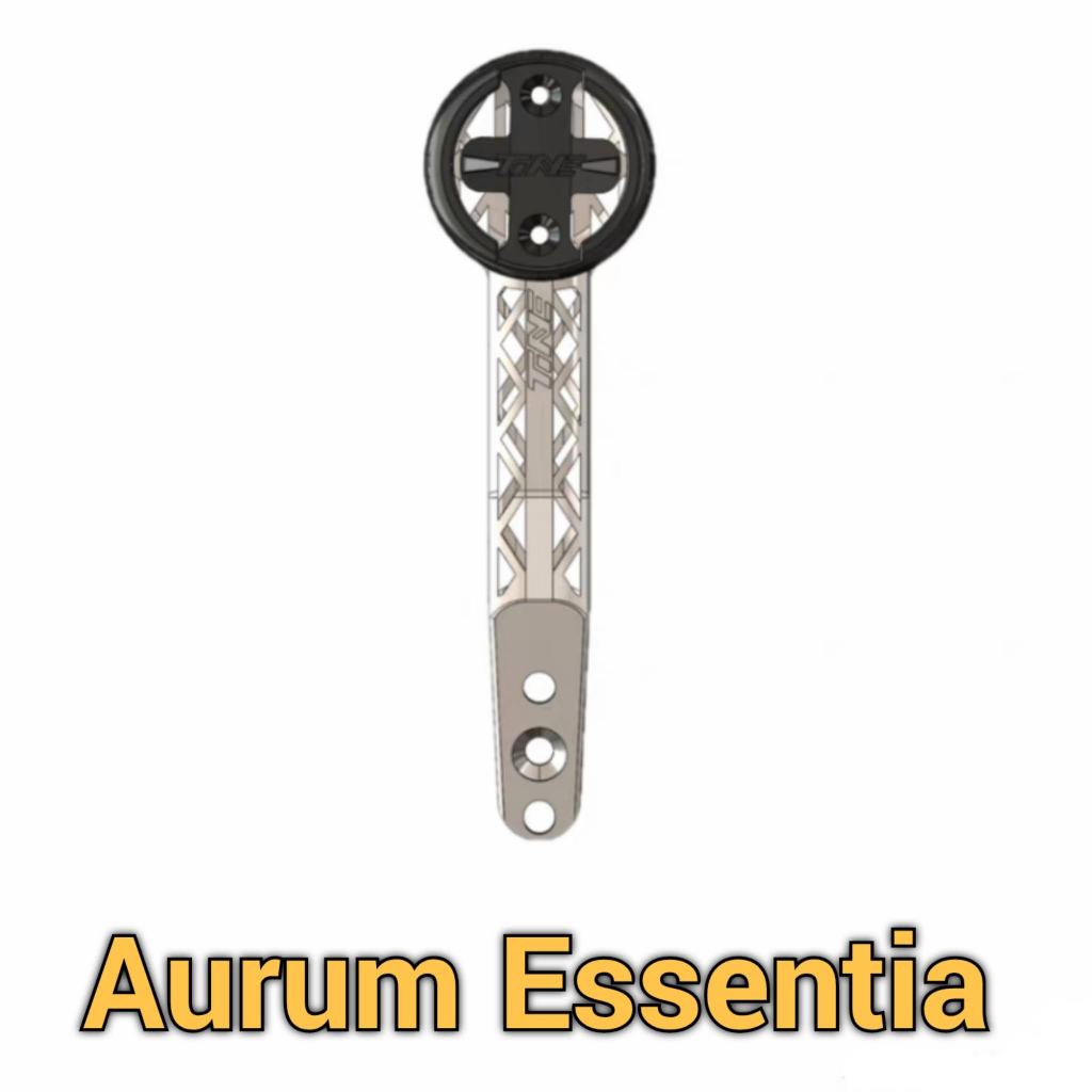 Nosač za računalo Aurum Essentia Titanium 3D Print | GoPro nosač svjetla za Garmin 1050 Wahoo