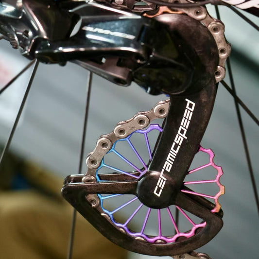 Oversized Pulley Wheel (OSPW) Jockey Wheel Upgrade | 3D Printed Titanium | Shimano/SRAM/CeramicSpeed