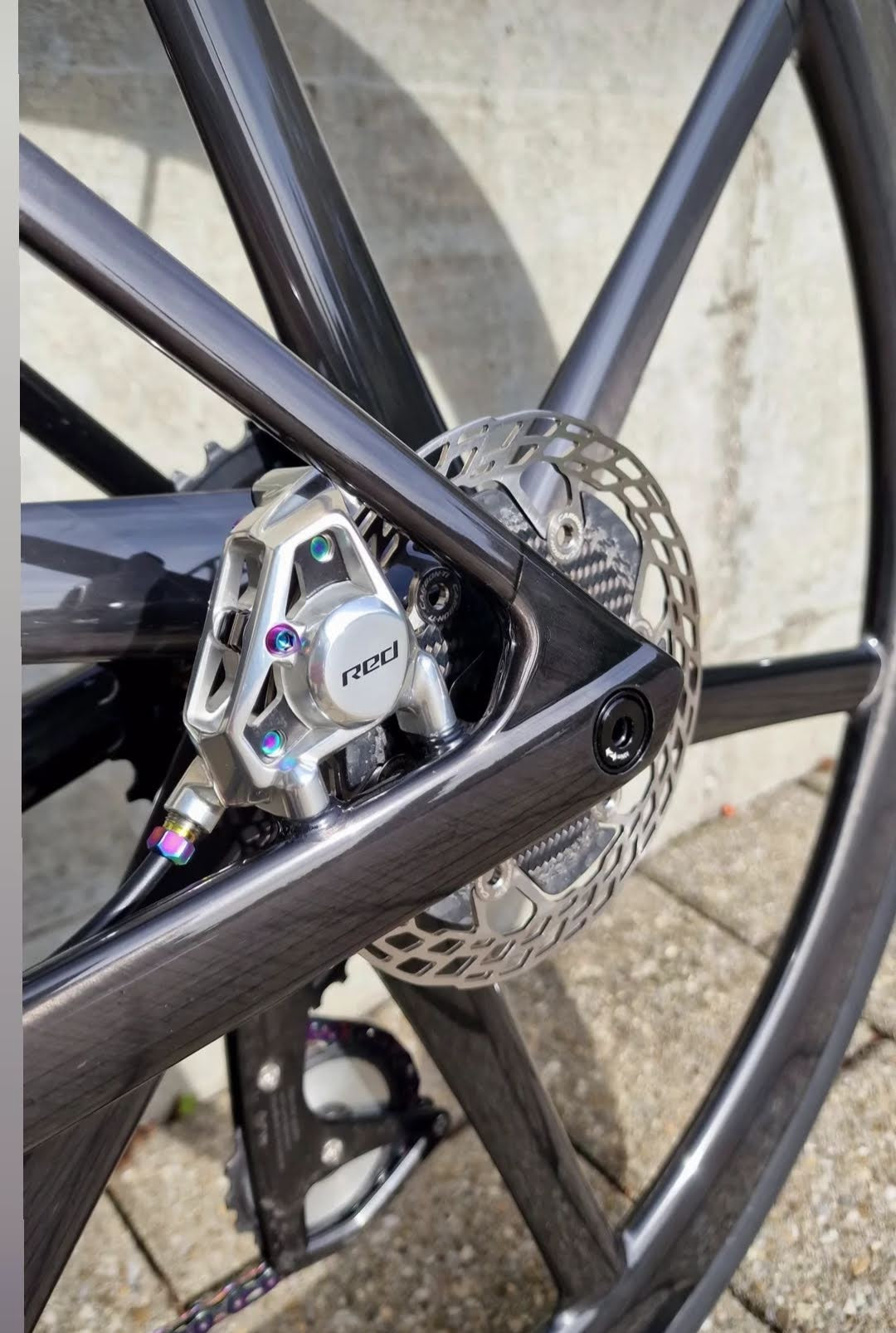 Titanium SRAM Road Brake Caliper Body Upgrade Bolt | RED E1 Force Rival 12 speed Hydraulic Disc Brake Screw