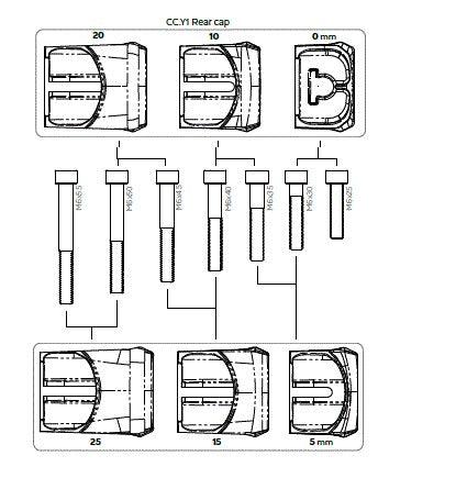 Titanium Bolts for Colnago Y1Rs | Handlebar, Stem, Computer Mount, Saddle Mounts