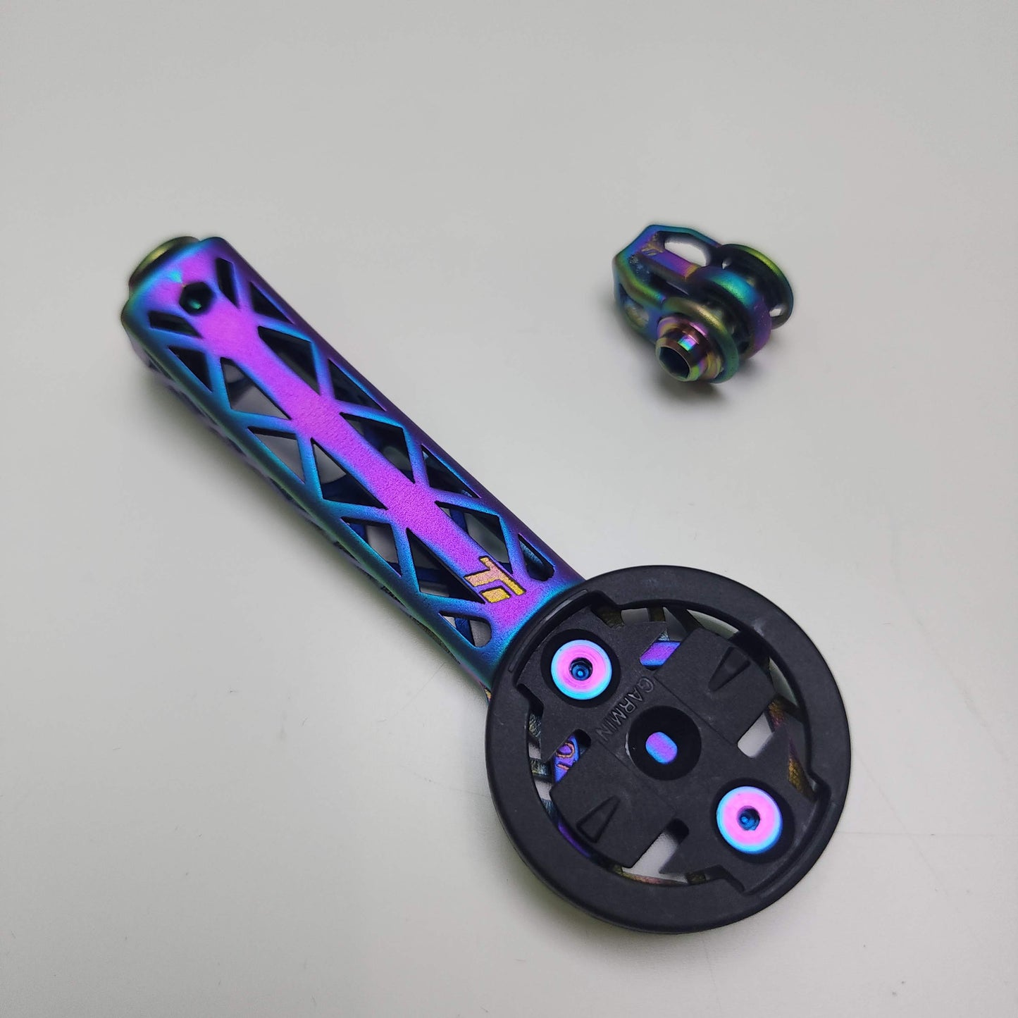 THM Tibia Stem 3D Printed Titanium Computer Mount | Garmin Wahoo | Team Series