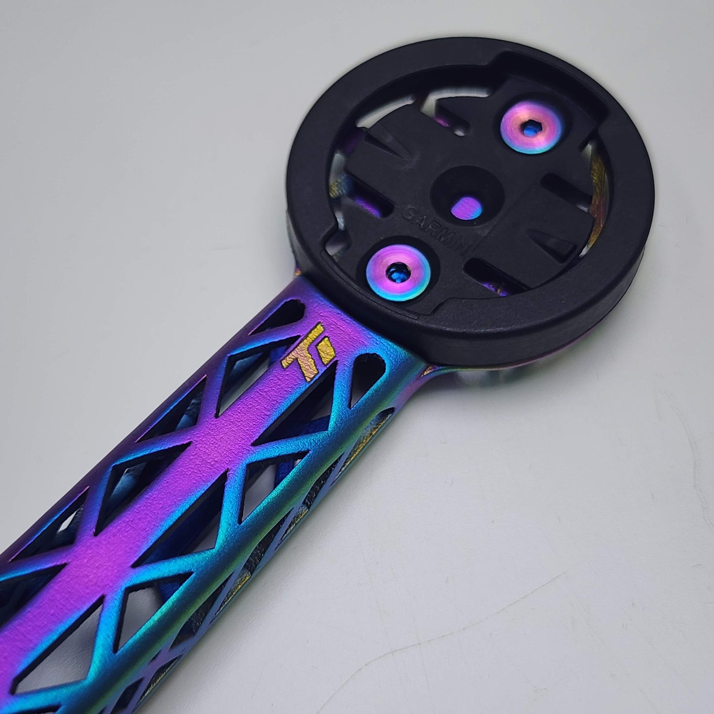 THM Tibia Stem 3D Printed Titanium Computer Mount | Garmin Wahoo | Team Series