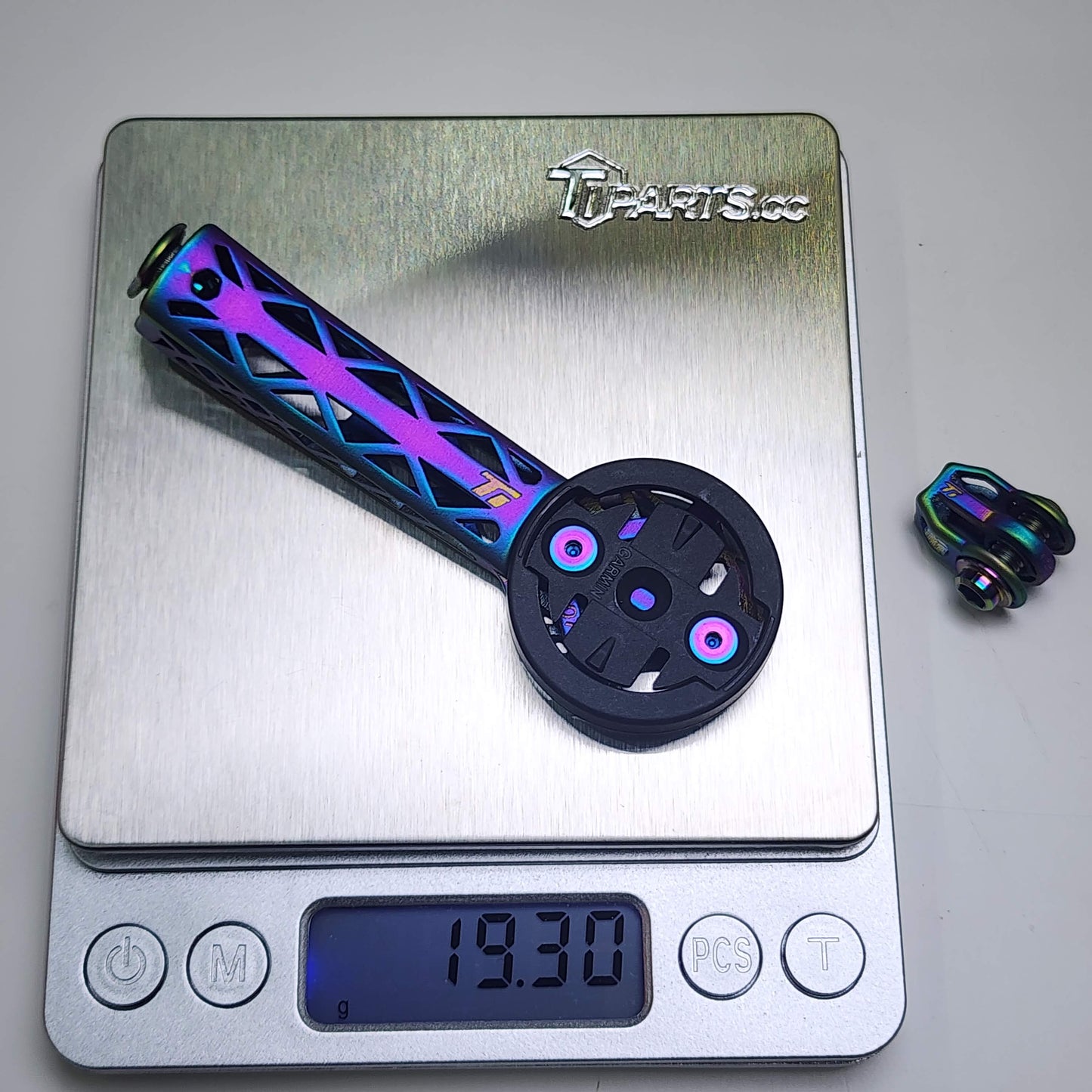 THM Tibia Stem 3D Printed Titanium Computer Mount | Garmin Wahoo | Team Series