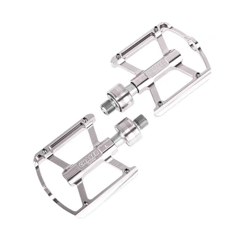 Universal aluminium CNC quick-release flat pedal for Brompton folding bike